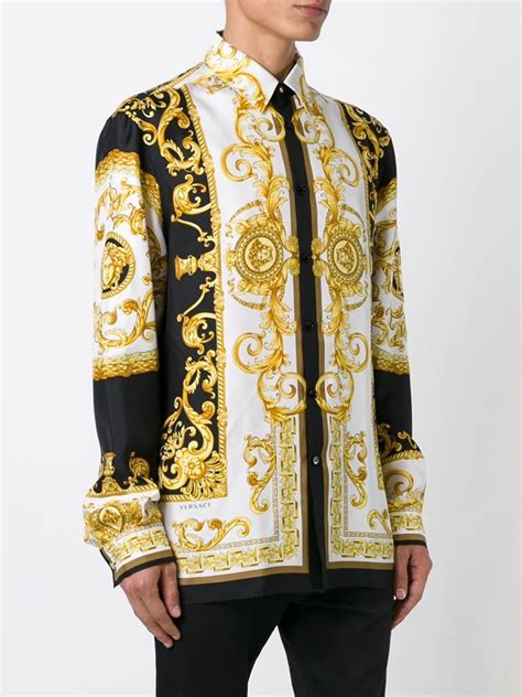 versace pattern shirt|Versace style shirts for men.